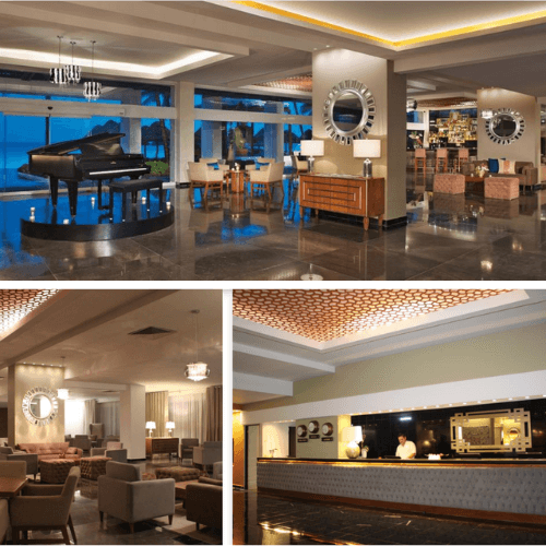 "Dreams Sands Cancun" Resort Spa Room Design Furniture / Relaxation Zone Furnishings